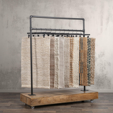 Davis Natural/Black Rack - Ornate Home