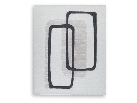 Davismour Ivory/Taupe/Charcoal Large Rug (Online Special Price) - Ornate Home