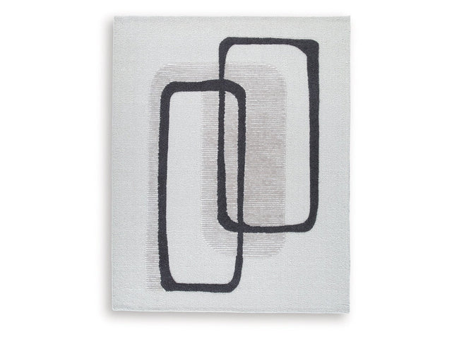 Davismour Ivory/Taupe/Charcoal Large Rug (Online Special Price) - Ornate Home