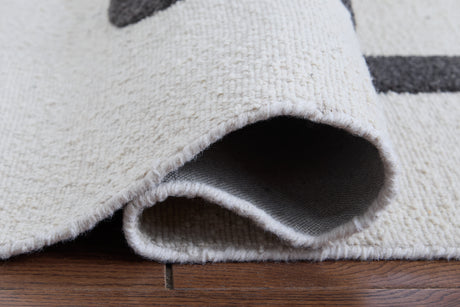 Davismour Ivory/Taupe/Charcoal Large Rug - Ornate Home