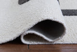 Davismour Ivory/Taupe/Charcoal Large Rug - Ornate Home