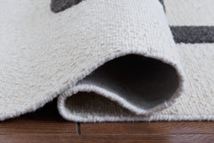 Davismour Ivory/Taupe/Charcoal Large Rug - Ornate Home