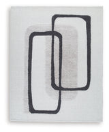 Davismour Ivory/Taupe/Charcoal Large Rug - Ornate Home