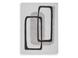 Davismour Ivory/Taupe/Charcoal Medium Rug (Online Special Price) - Ornate Home