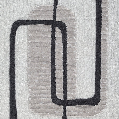 Davismour Ivory/Taupe/Charcoal Medium Rug - Ornate Home