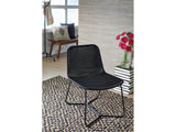 Daviston Black Accent Chair - Ornate Home