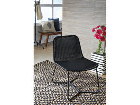 Daviston Black Accent Chair - Ornate Home