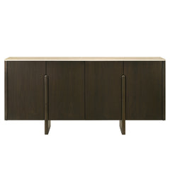Davita Ceramic Top/Walnut Server - Ornate Home