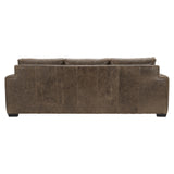 Dawkins Brown Leather Sofa - Ornate Home