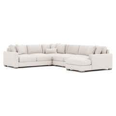 Dawkins Ivory Sectional - Ornate Home