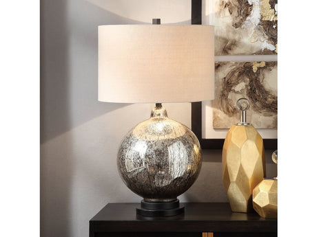 Dawkins Silver/Chrome Table Lamp - Ornate Home
