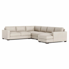 Dawkins Walnut Sectional - Ornate Home