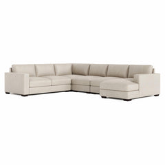 Dawkins Walnut Sectional - Ornate Home