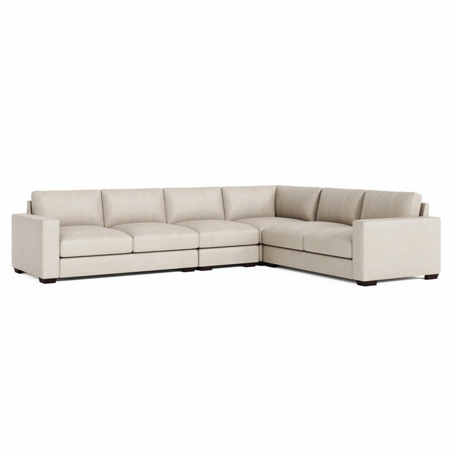 Dawkins Walnut Sectional - Ornate Home