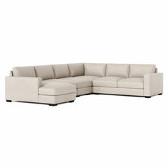 Dawkins Walnut Sectional - Ornate Home