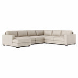 Dawkins Walnut Sectional - Ornate Home