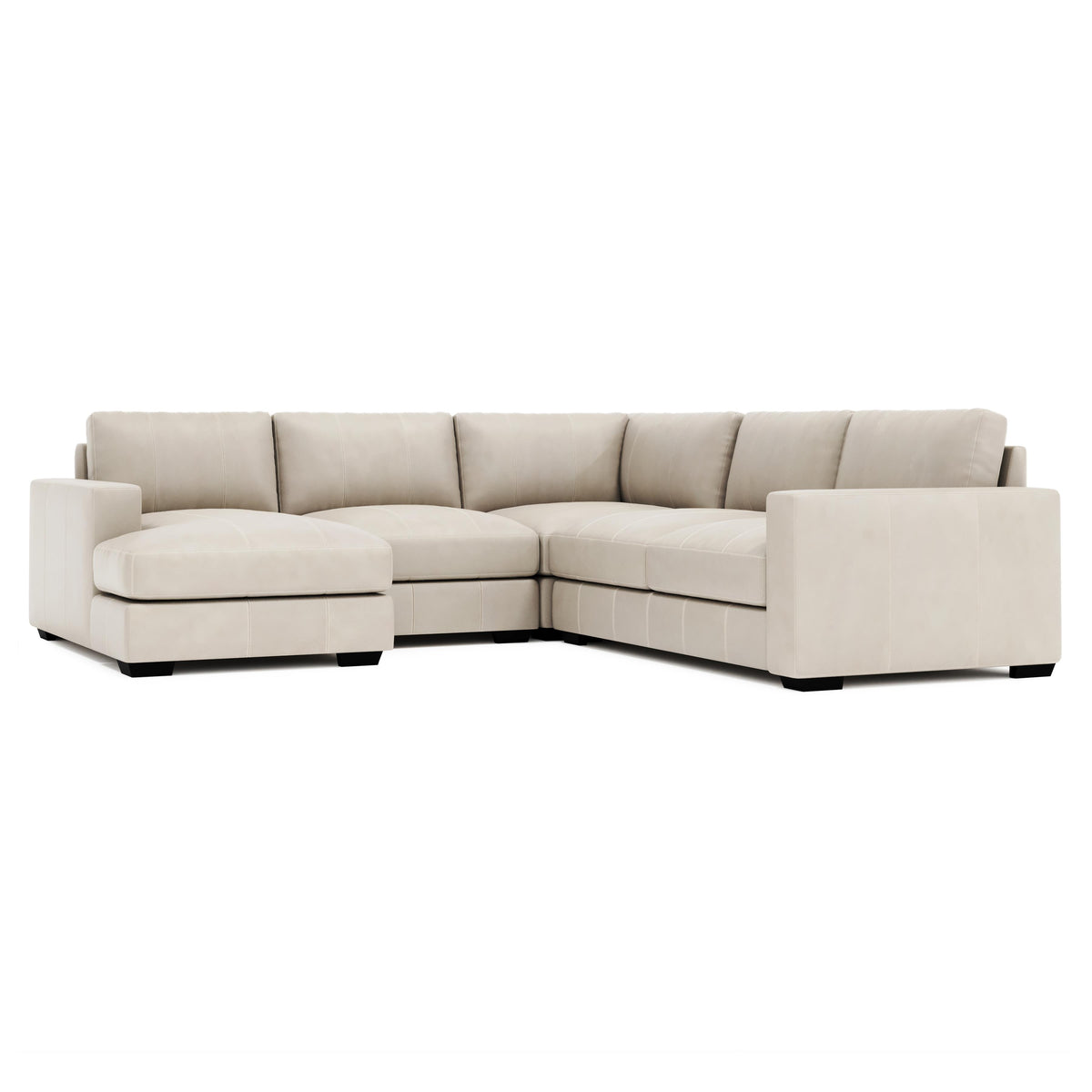 Dawkins Walnut Sectional - Ornate Home