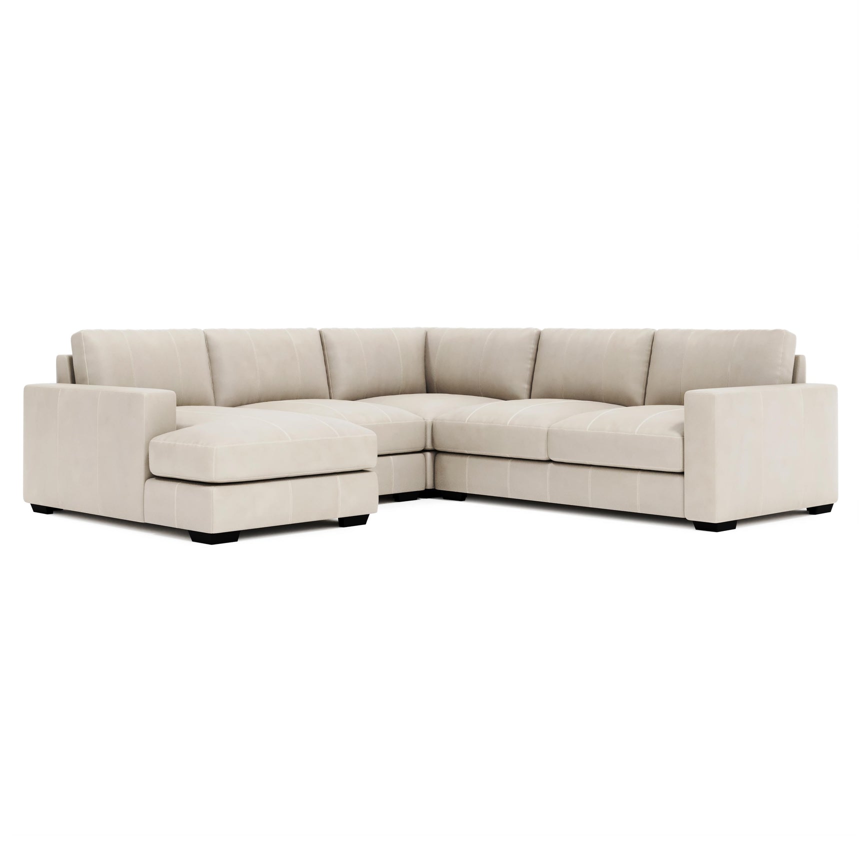 Dawkins Walnut Sectional - Ornate Home