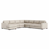 Dawkins Walnut Sectional - Ornate Home