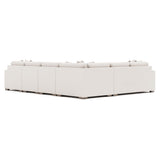 Dawkins White/Cream Fabric Sectional – Right Chaise - Ornate Home