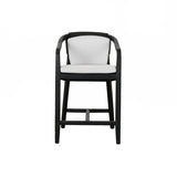 Dawn Black Outdoor Counter Stool - Ornate Home