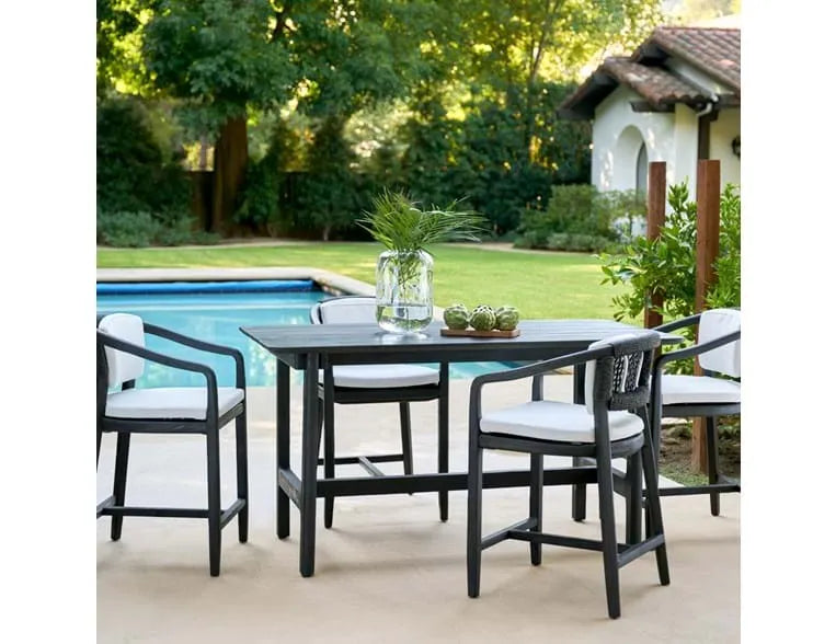 Dawn Black Outdoor Counter Table - Ornate Home