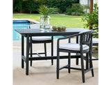 Dawn Black Outdoor Counter Table - Ornate Home