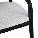 Dawn Black/White Outdoor Dining Chair - Ornate Home
