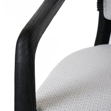 Dawn Black/White Outdoor Dining Chair - Ornate Home