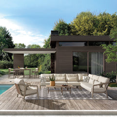 Dawn Gray Outdoor Coffee Table - Ornate Home