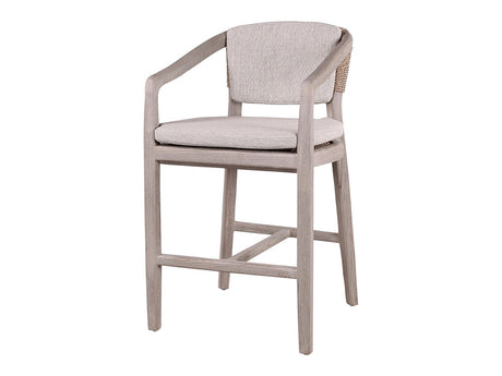 Dawn Gray Outdoor Counter Stool - Ornate Home