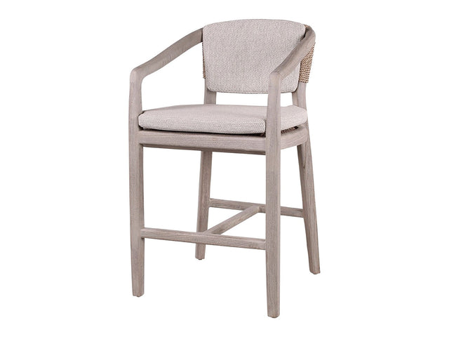 Dawn Gray Outdoor Counter Stool - Ornate Home