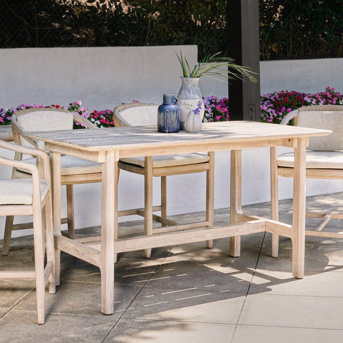 Dawn Gray Outdoor Counter Table - Ornate Home