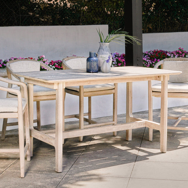 Dawn Gray Outdoor Counter Table - Ornate Home