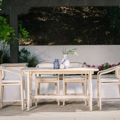 Dawn Gray Outdoor Counter Table - Ornate Home
