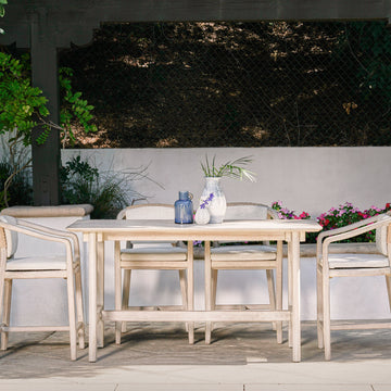 Dawn Gray Outdoor Counter Table - Ornate Home