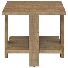 Dawn Mango Brown 2-piece Round Coffee and End Table Set - Ornate Home