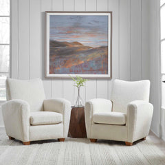 Dawn On The Hills Multicolor Framed Print - Ornate Home