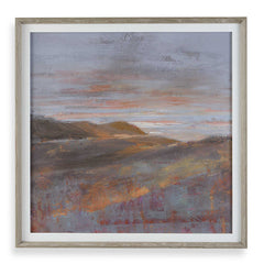 Dawn On The Hills Multicolor Framed Print - Ornate Home