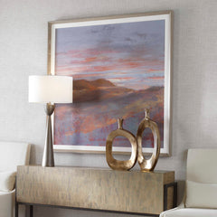 Dawn On The Hills Multicolor Framed Print - Ornate Home