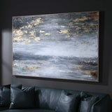 Dawn To Dusk Multicolor Hand Painted Art - Ornate Home