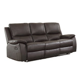 Dawson Brown Double Reclining Sofa - Ornate Home