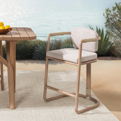 Dawson Butterscotch Outdoor Counter Stool - Ornate Home