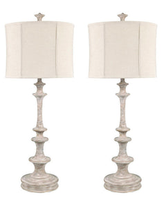 Dawson Tan Table Lamp (Set of 2) - Ornate Home