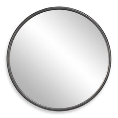 Dawsyn Black Round Mirror - Ornate Home