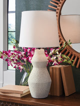 Dawthorne Cream Paper Table Lamp (1/CN) (Online Special Price) - Ornate Home