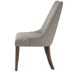 Daxton Earth Tone Brown/Gray/Woodtone Armless Chair - Ornate Home