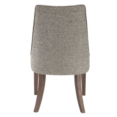 Daxton Earth Tone Brown/Gray/Woodtone Armless Chair - Ornate Home