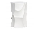 Daxton White Outdoor Side Table - Ornate Home