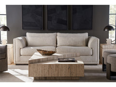 Daxton White Travertine Cocktail Table - Ornate Home